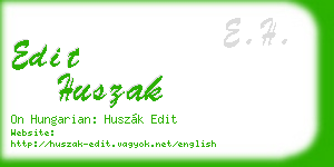edit huszak business card